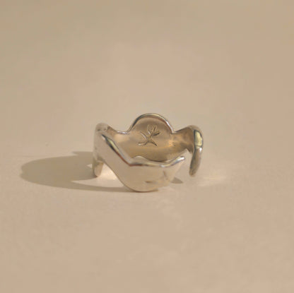 Twin Swans Ring